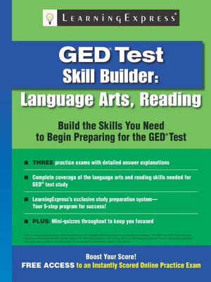 cover image of GED Test Skill Builder